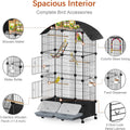 Large Bird Cage with Pullout Tray for Parakeets, Cockatiels, Lovebirds
