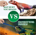 5-Pack Reptile Feeding Tongs Set - Hygienic Anti-Slip Blue Tweezers for Bearded Dragons, Lizards, Snakes, Aquariums & Sm