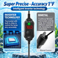 AquaMiracle Aquarium Heater 15W Fish Tank Heater for 1-3 Gallon Tanks