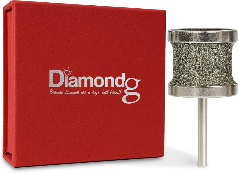 Diamondg Dog Nail Grinder Bits - Diamond-Coated, 60 Grit Body, 1pack, Large