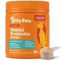 Zesty Paws Probiotic Dental Powder for Dogs Teeth - Fights Plaque, Tartar & Bad Dog Breath - Dog Teeth Cleaning Powder for Oral Microbiome & Gut Health - Pet Supplement for Dental Health