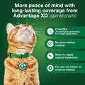 Advantage XD Large Cat Flea Prevention & Treatment For Cats over 9lbs. | 2-Topical Doses, 2-Months of Protection Per Dose