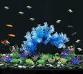 MyLifeUNIT Fish Tank Decorations, 15 Pack Artificial Aquarium Plants Tree Set for Fish Tank Decor