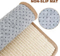 2PCS Rabbit Scratching Mats, Natural Sisal Bunny Scratch Pad, 16x12in