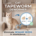 Tapeworm Dewormer for Cats & Kittens, Praziquantel for Cats, Tapeworm Treatment for Cats (6+ Weeks)