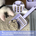 Tookincmo Kitty Litter Scoop, Cat Litter Scooper with Caddy, with Holder to Store cat Pooper Scooper After use, Sturdy ABS Material, Romantic and Cute Purple.…