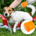 3 Pieces Portable Outdoor Shower for Dogs, Bottle Attachment Outdoor Water Sprayer Accessory, Works with Most Plastic Water or Soda Bottles from 16 oz to 2 Liters (Sky Blue, Light Green, Orange)