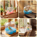 Honeydak 3 Pcs Bird Bath for Cage Parakeet Bath Hanging Box