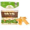 Fieldcrest Farms Nothin to Hide Flip Chips Dog Chews - Natural Rawhide Alternative Treats for Dogs, Collagen Based Snack for Moderate Chewers Up to 35lbs, Chicken Flavor