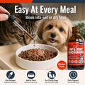 Furrow Liquid Glucosamine for Cats and Small Dogs — Hip & Joint Supplement with MSM, Chondroitin, Taurine & Hyaluronic Acid, Chicken Gravy Flavor — Joint Support for Pets Under 22 lbs
