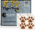 DOK TigerToes Premium Paw Grips for Senior Dogs, 40ct of Pre-Cut Anti Slip Dog Paw Pads for Hardwood Floors, Provides Tr