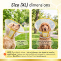 Adjustable Dog Cone Collar to Stop Licking After Surgery & During Recovery