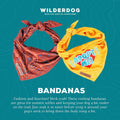 Wilderdog Dog Bandana with Lightweight Quick Drying Poly-Blend Mesh Material in