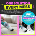 Jackson Galaxy Scrub Meowt! Stain & Odor Remover - Fast Acting & Non-Toxic CO2 Based Cat & Pet Spot Cleaner with Built In Brush - 2.5 Fl Oz Portable Pet Stain Remover