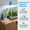 27.7 Inch Extra Long Aquarium Turkey Baster, 50ml Fish Tank Water Changer Siphon with 10 Inch Extension Tube, Aquarium W