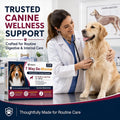 Dog Dewormer Tablets, Broad Spectrum Wormer for Tapeworms, Roundworms & Hookworms, for Small Medium & Large Dogs 10-200 