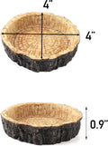 CalPalmy 2 Pack Reptile Water and Food Bowls, Novelty Food Bowl for Lizards, Young Bearded Dragons, Small Snakes and Mor
