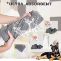 Chumia 4 Pcs Dog Towels for Drying