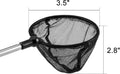 Aquarium Telescopic Fish Net w/Extendable Handle Soft Mesh 3.5"