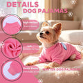 Dog Sweater Dog Pajamas for Small Dogs Girl Boy Winter Warm Soft Puppy Pjs