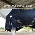 BARN & STABLE 600Denier 3000mm/3000mvp Super Waterproof & Breathable Horse Blankets for Winter with 200g Fill