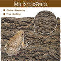 4PCS Reptile Cork Bark Mat,15.74 x 11.81 Inch Natural Cork Wood Terrarium Background Bearded Dragon Tank Bark Backdrop W