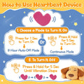 PatsFran Heartbeat Puppy for Dogs, Lick Mats & Treat Ball– All-Round Calming Kit for Anxiety Relief, Sleep Aid & Behavior Training, Puppy Essentials to Keep Them Busy（4 Pcs）