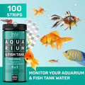 Aquarium Test Strips - 9-in-1 Aquarium Test Kit with eBook - Aquarium Water Test Kit with Quick and Accurate Fish Tank T