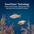 Aqueon LED MiniBow Small Aquarium Fish Tank Kit with SmartClean Technology, Small Fish Tank, Black, 5 Gallon