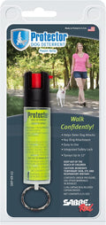 SABRE Protector Dog Spray with Key Ring, 14 Bursts, 12-Foot (4-Meter) Range, Humane Dog Attack Deterrent, Maximum Strength Allowed By EPA