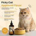 Cat Food Toppers, Chicken Bone Broth Gravy for Cats & Kittens, 8 oz