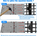Adjustable Platic Grip Panel Aquarium Fish Tank Divider Filter Bottom DIY Plastic Grid Fish Tank Isolation Board Plastic