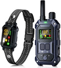 BLACKDOG Military Dog Shock Collar - 4200ft Dog Training Collar with Remote, 4 Training Modes, Flashlight & Strobe, 3-Month Battery, IP67 Waterproof Dog E Collar for All Breeds 5-150lbs (Dark Blue)