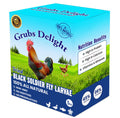 Grubs Delight 5LB Dried Black Soldier Fly Larvae for Chickens – 85x More Calcium Than Mealworms, for Chickens and Birds, 100% Natural Non-GMO Chicken Worms Treats, High Protein & Calcium Poultry Feed