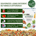 Exotic Nutrition Garden Fresh Re-Hydrate - High Calcium Dried Fruit & Vegetable Mix - for Sugar Gliders, Marmosets, Parr