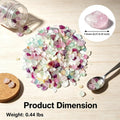Aquarium Gravel,Rocks for Plants Indoor,0.44lb Fluorite Aquarium Gravel Rocks,Crystal Chips Stone Crushed Quartz for Cra