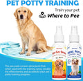 Petstoral Dog Potty Training Spray Set, No-Go and Here Potty Training Sprays for Dogs of All Ages Including Puppies