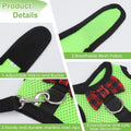 Guinea Pig Harness and Leash，2packs Guinea Pig Clothes Baby Ferret Rats Hamster Soft Mesh Harness Leash for Decoration，H