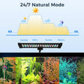 Aquarium Fish Tank LED Light - 18W Clip on Plants Lamp with Timer DIY Mode