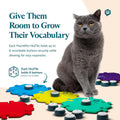 FluentPet HexTile Mat for Dog & Cat Talking Buttons, Non-Slip & Modular