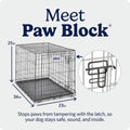 MidWest Homes for Pets 36-Inch iCrate for Medium-Large Breeds, 41-70 lbs, Single Door Folding Dog Crate with Divider Panel, Leak-Proof Tray & Secure Latches, Portable, Durable & Easy to Assemble