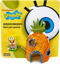 Penn-Plax Spongebob & Pineapple House Aquarium Decor, 2-Piece Set - Medium