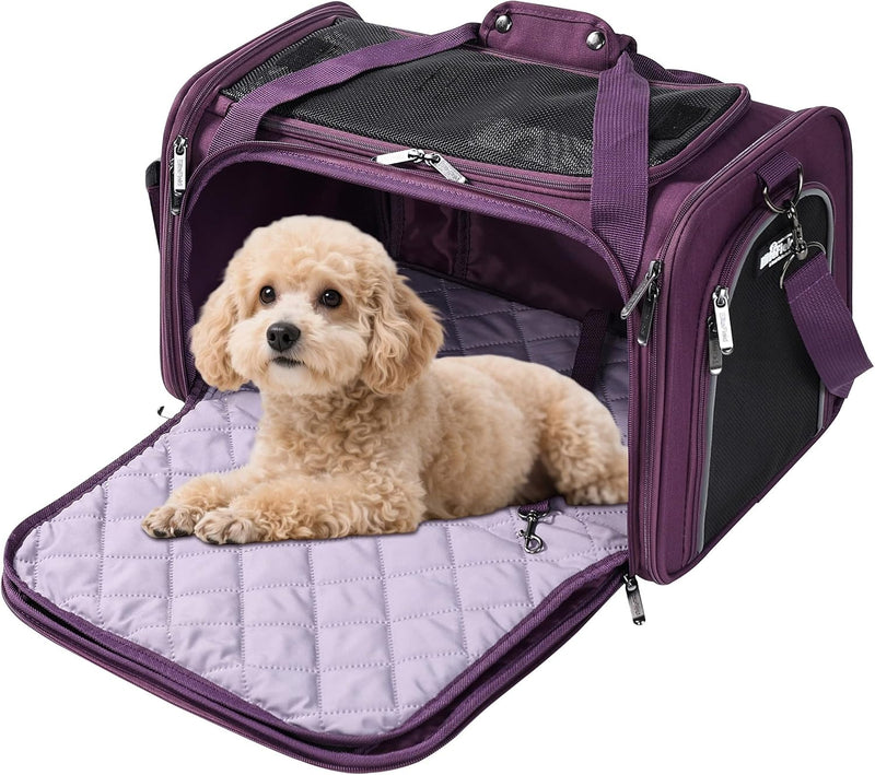 EliteField Deluxe Soft Pet Carrier for Cats and Dogs (3-Year Warranty)