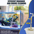 GADFISH Gravel Vacuum for Aquarium Water Changer Fish Tank Cleaning Tools, Siphon Universal Quick Pump Aquarium Water Ch