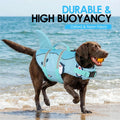 AOFITEE Dog Life Jacket Shark Medium Dog Life Vest for Swimming Boating, S