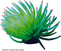 GloFish Yellow Anemone Ornament, Glowing Aquarium Décor