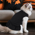 Dog Dresses Cat Skirt Solid Color Dog Clothes Summer Sleeveless Puppy Girl Clothes for Small Pet Dogs Cats
