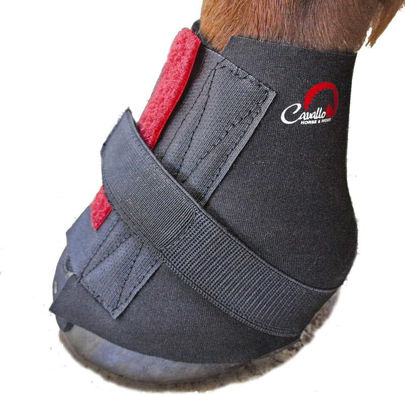 Cavallo Pastern Wrap for Horse Hoof Boot, Medium, Black