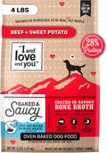 I and Love and You Baked & Saucy Dry Dog Food, Beef & Sweet Potato | 4lb