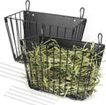 Rabbit Hay Feeder - Guinea Pig Hay Feeder - X-Large Metal Frame Bunny Hay Holder, 9.7x4.7x6.6 inch Guinea Pig Hay Holder